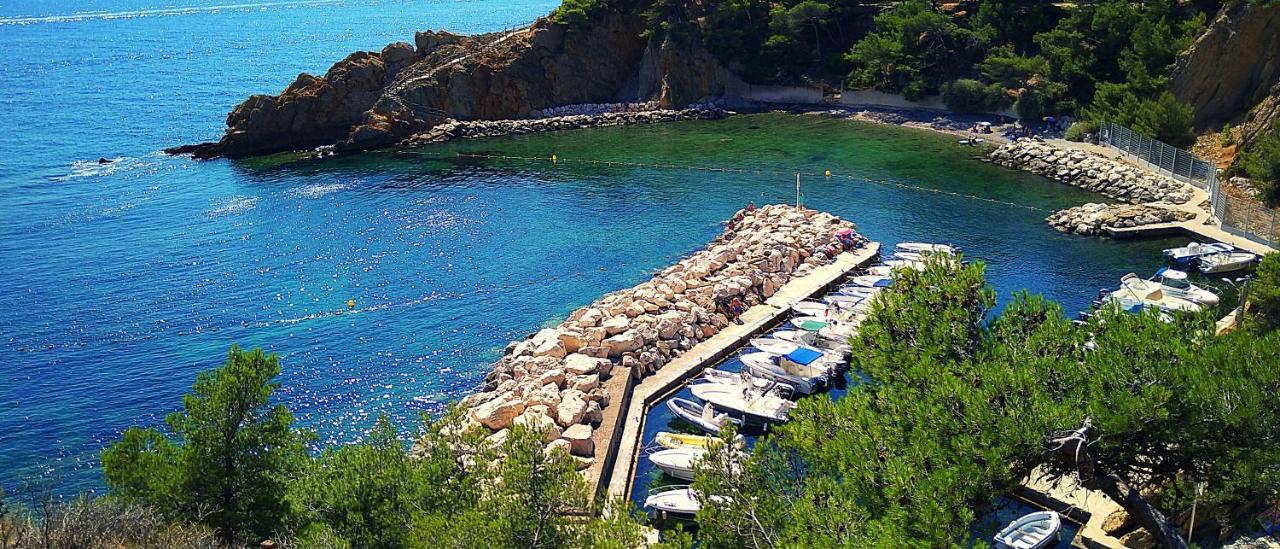 Le Paradis Bleu Calanque De Figuieres, Paddle Et Veranda Ensues-la-Redonne Exterior foto